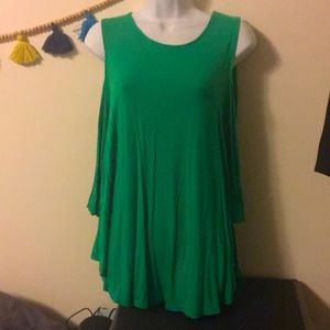 Chico’s off shoulder shirt Size 1